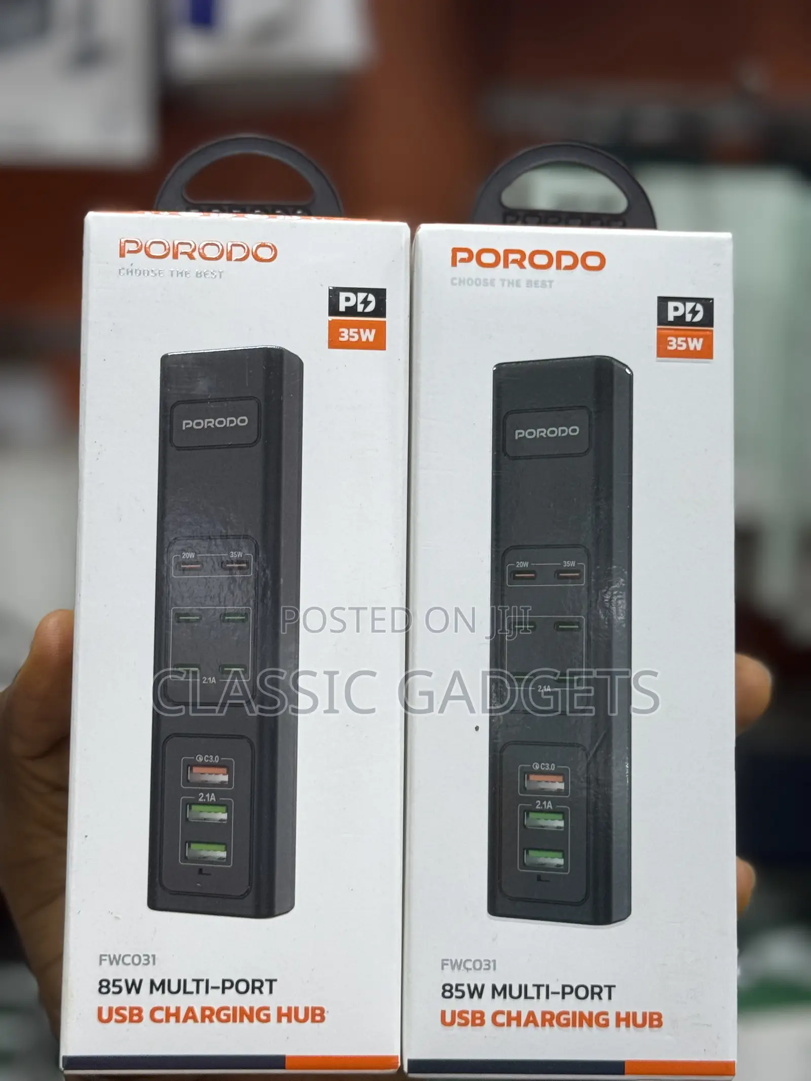 Porodo Fwc031 85w Multi-Port Usb Charging Hub