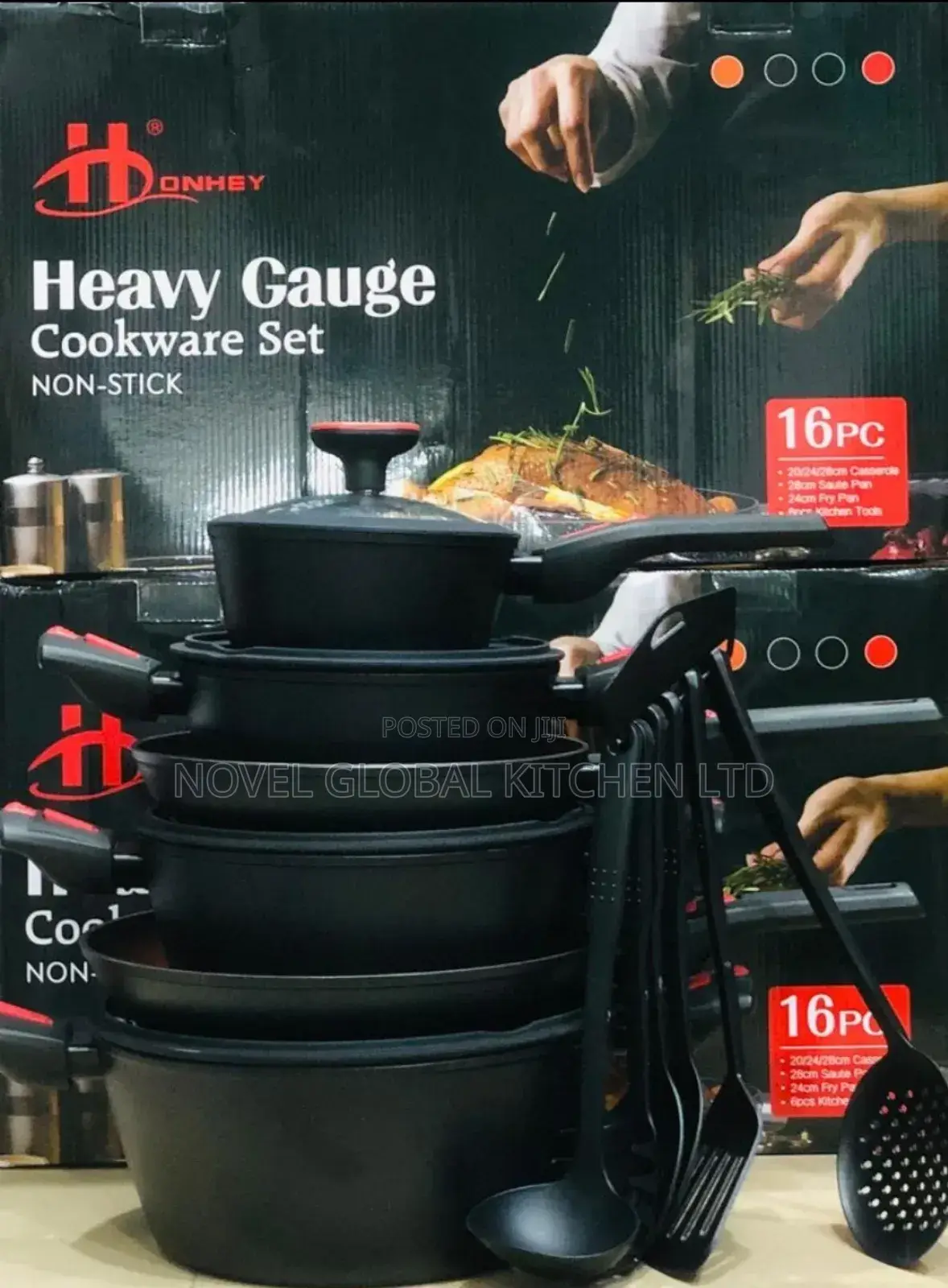 Non-Stick Heavy Gauge Cookware Set