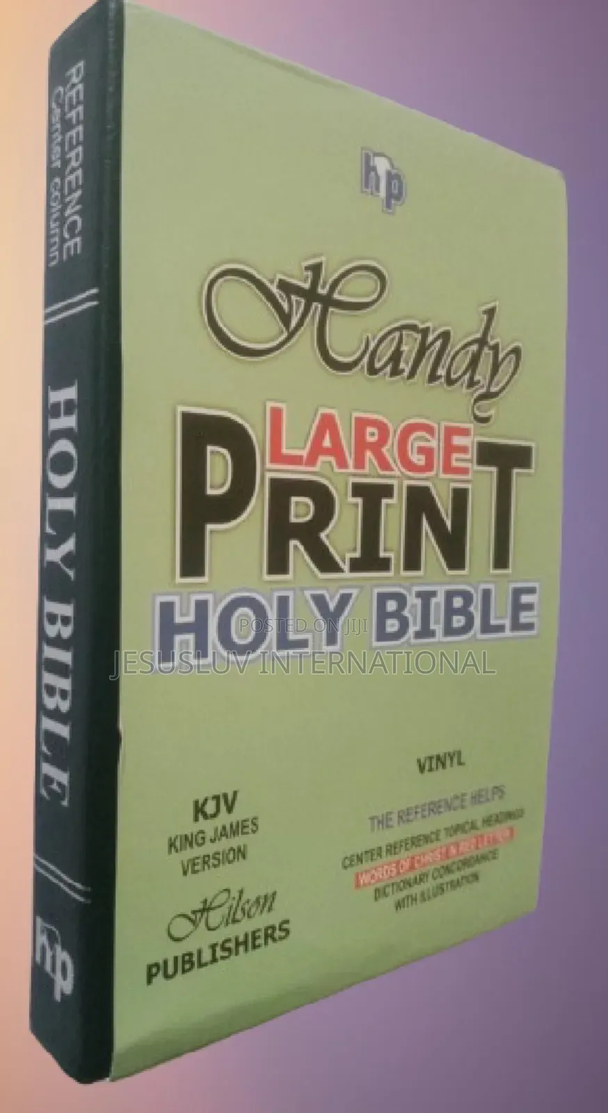 Holy Bible KJV Large Print Center-Column Reference Bible