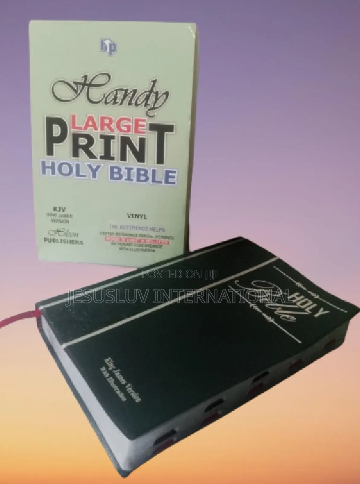 KJV Giant Print Center-Column Reference Bible Leathersoft,