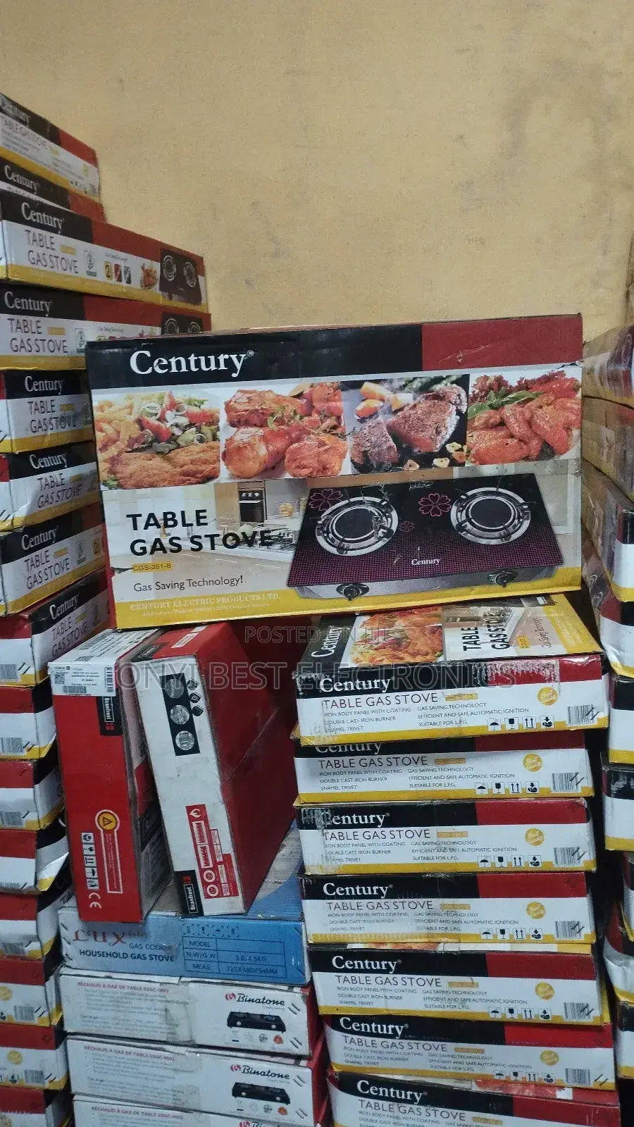 
Century Glass Table Top Gas Cooker CGS 201-B