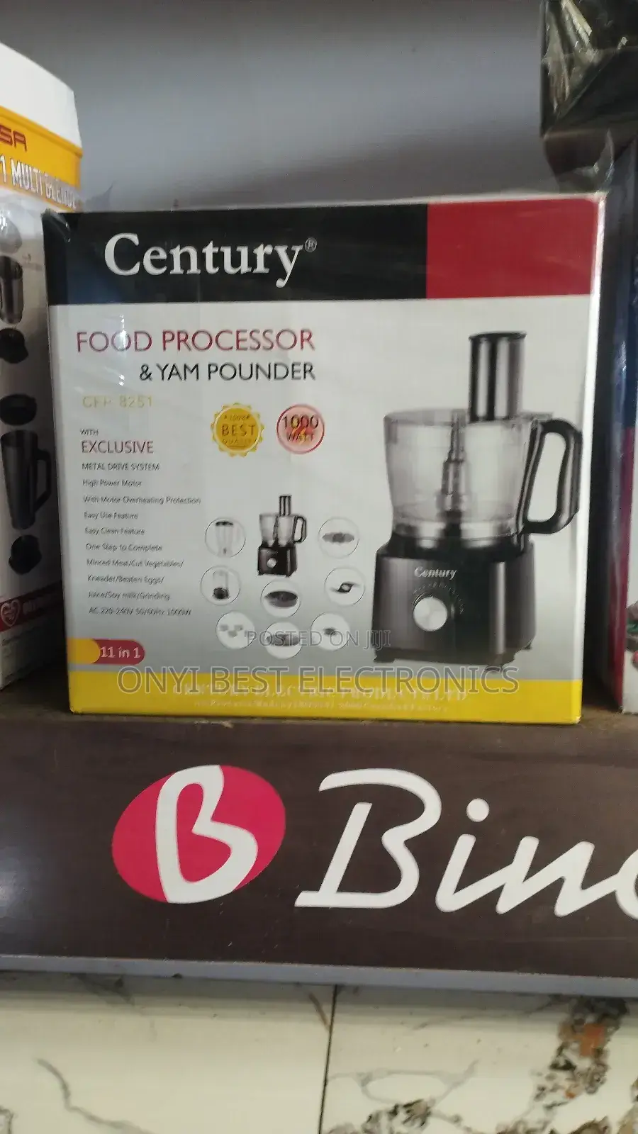 Century Food Processor and Yam Pounder 10 Litres CFP-8251