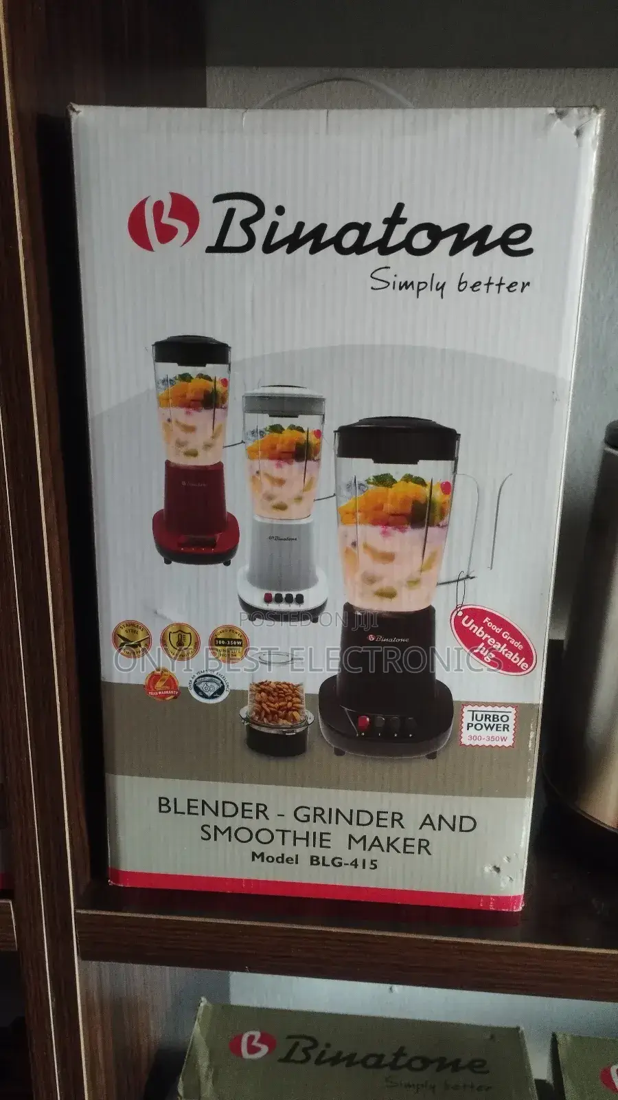 Binatone 1.5 Litres (Blg-415) Blender With Grinder