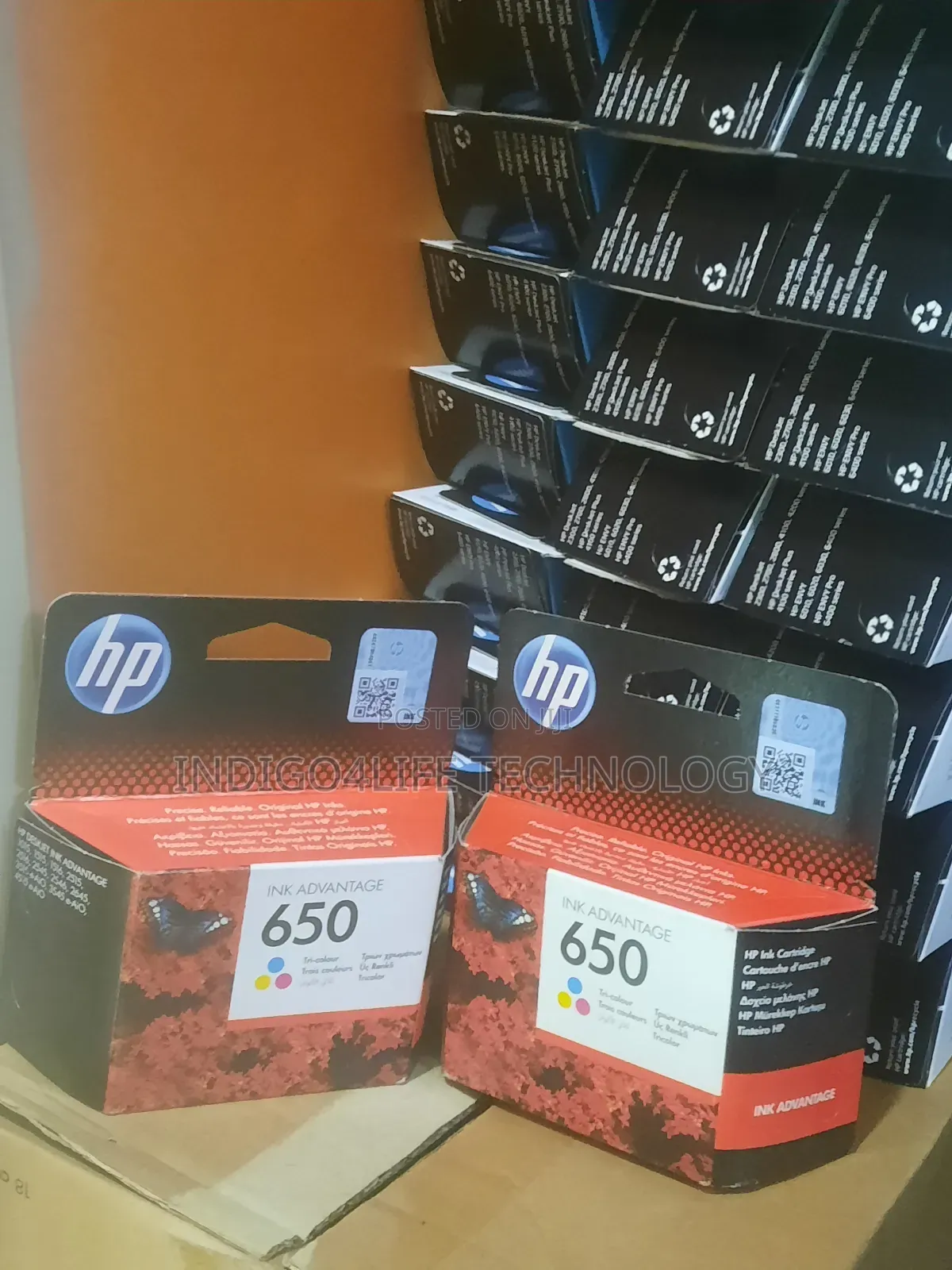 Original Hp 650 Black Colour Ink Cartridge