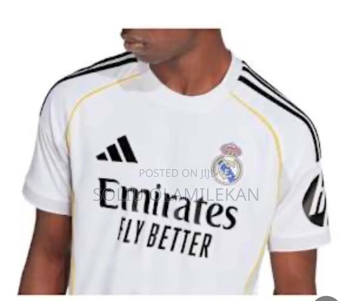 Adidas Real Madrid 2025/2026 Latest Football Home Jersey
