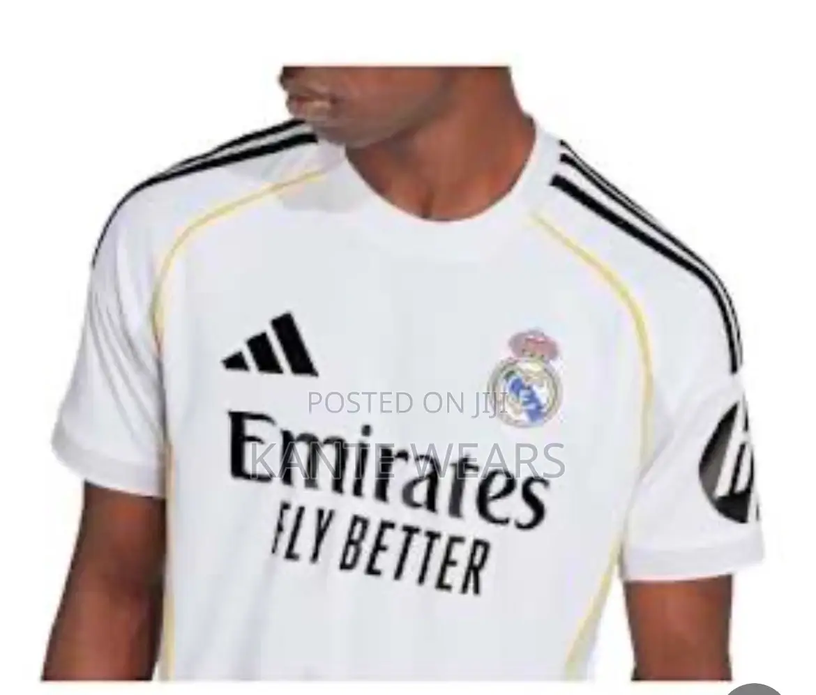 Adidas Real Madrid 2025/2026 Latest Football Home Jersey