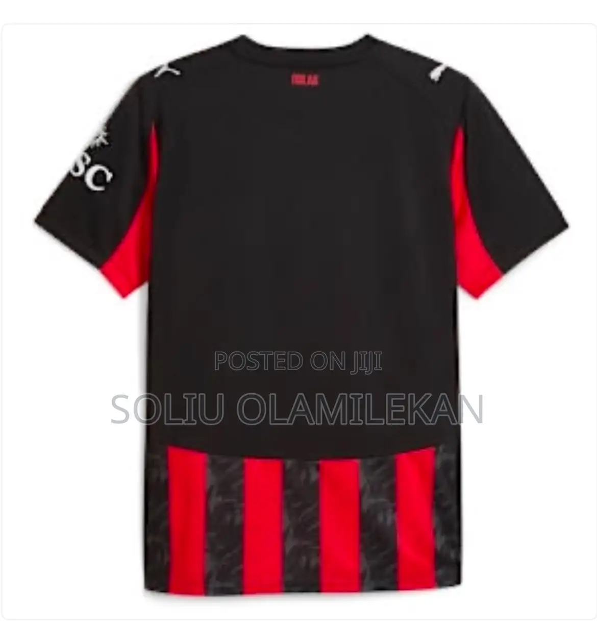 Puma Ac Milan 2025/2026 Latest Football Home Jersey