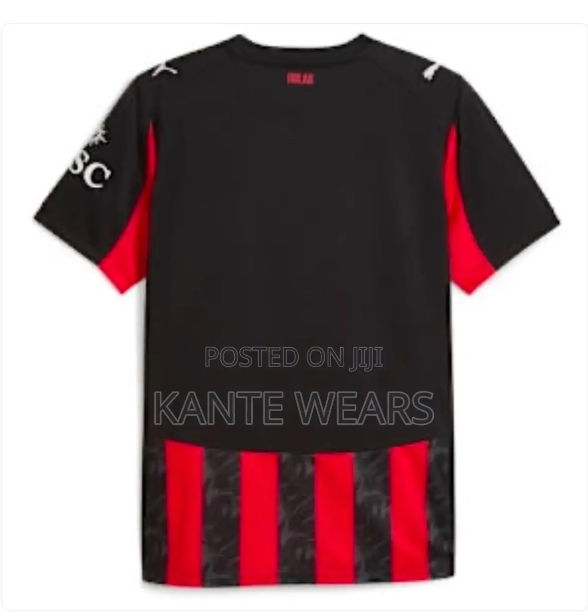 Puma Ac Milan 2025/2026 Latest Football Home Jersey