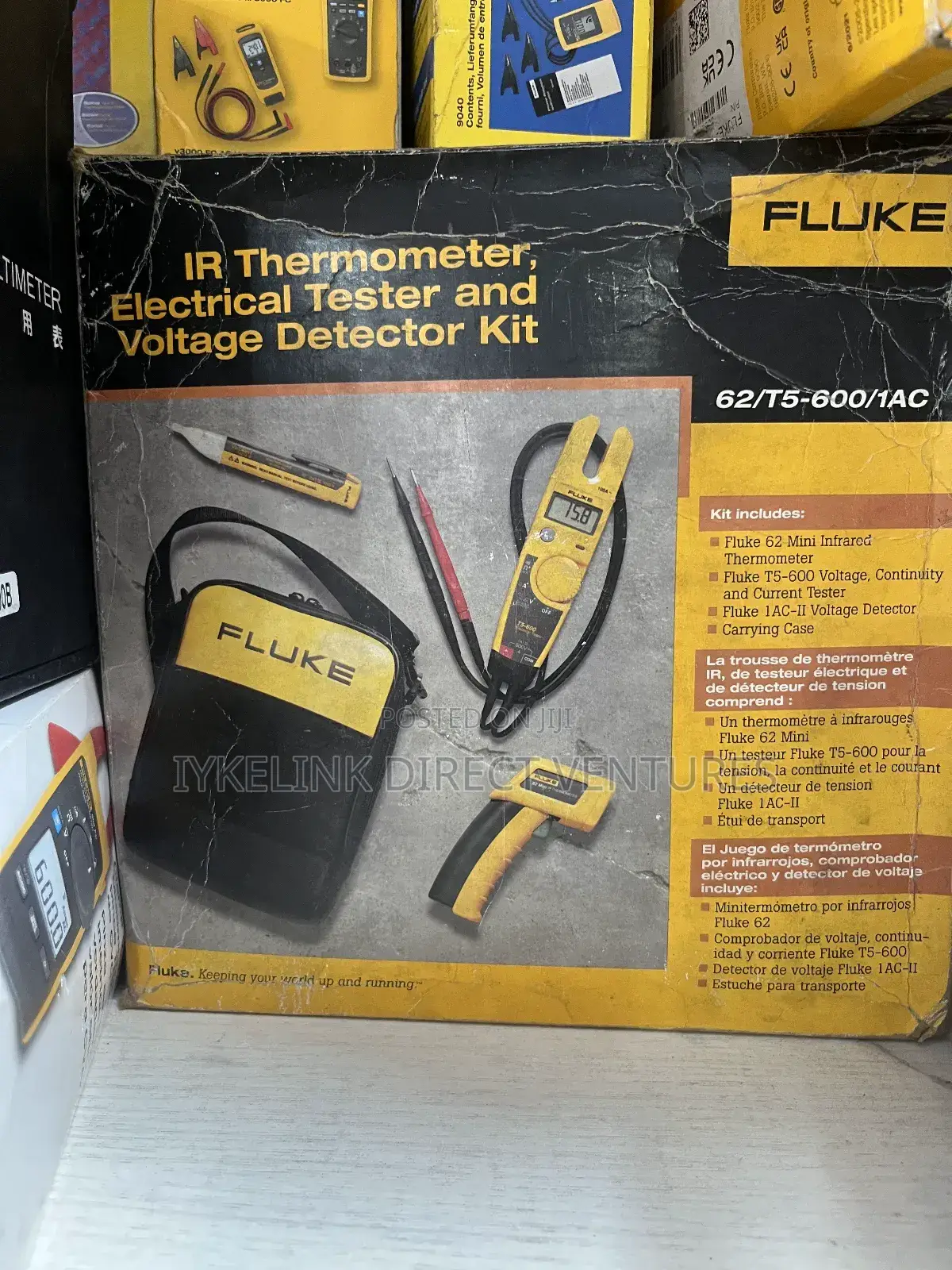 Fluke Ir Thermometer Electrical Tester And Voltage Detector