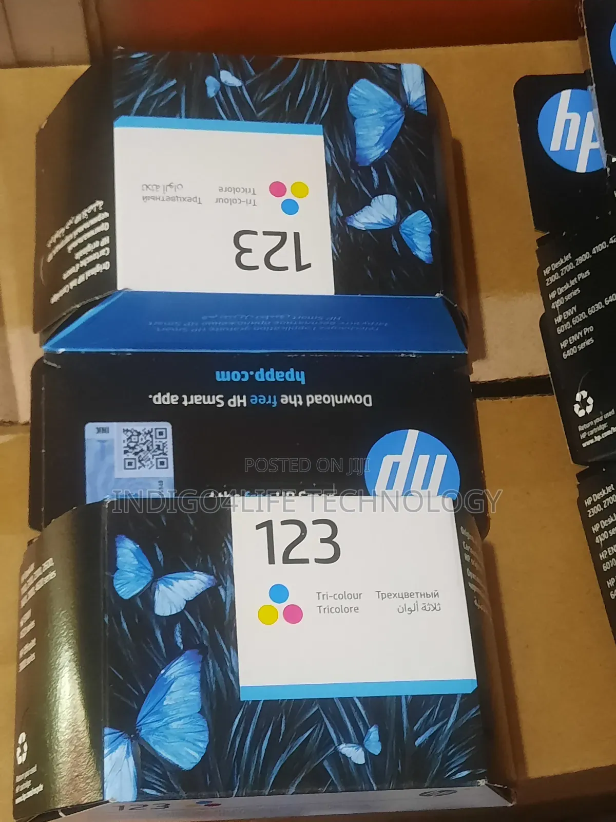 Original Hp 123 Colour Ink Cartridge