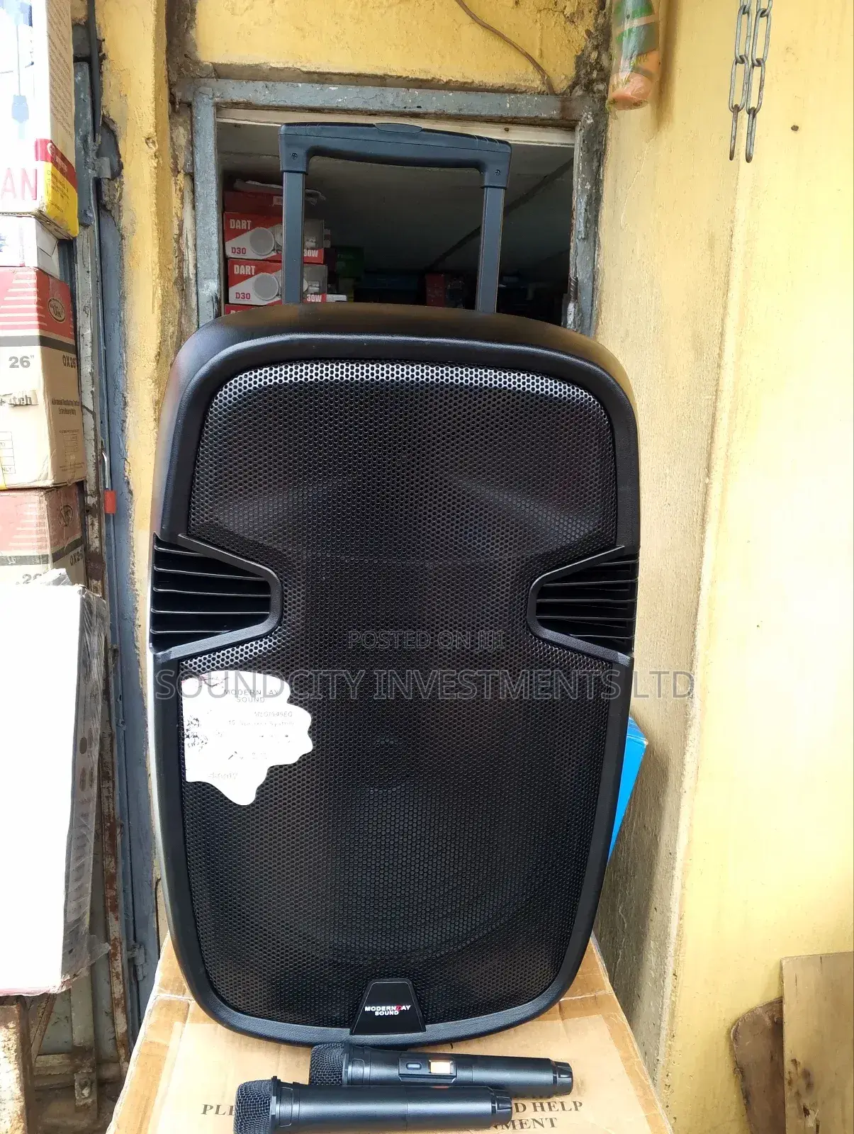 Modern-day Big Body 15" Pa System  With Speaker Out.