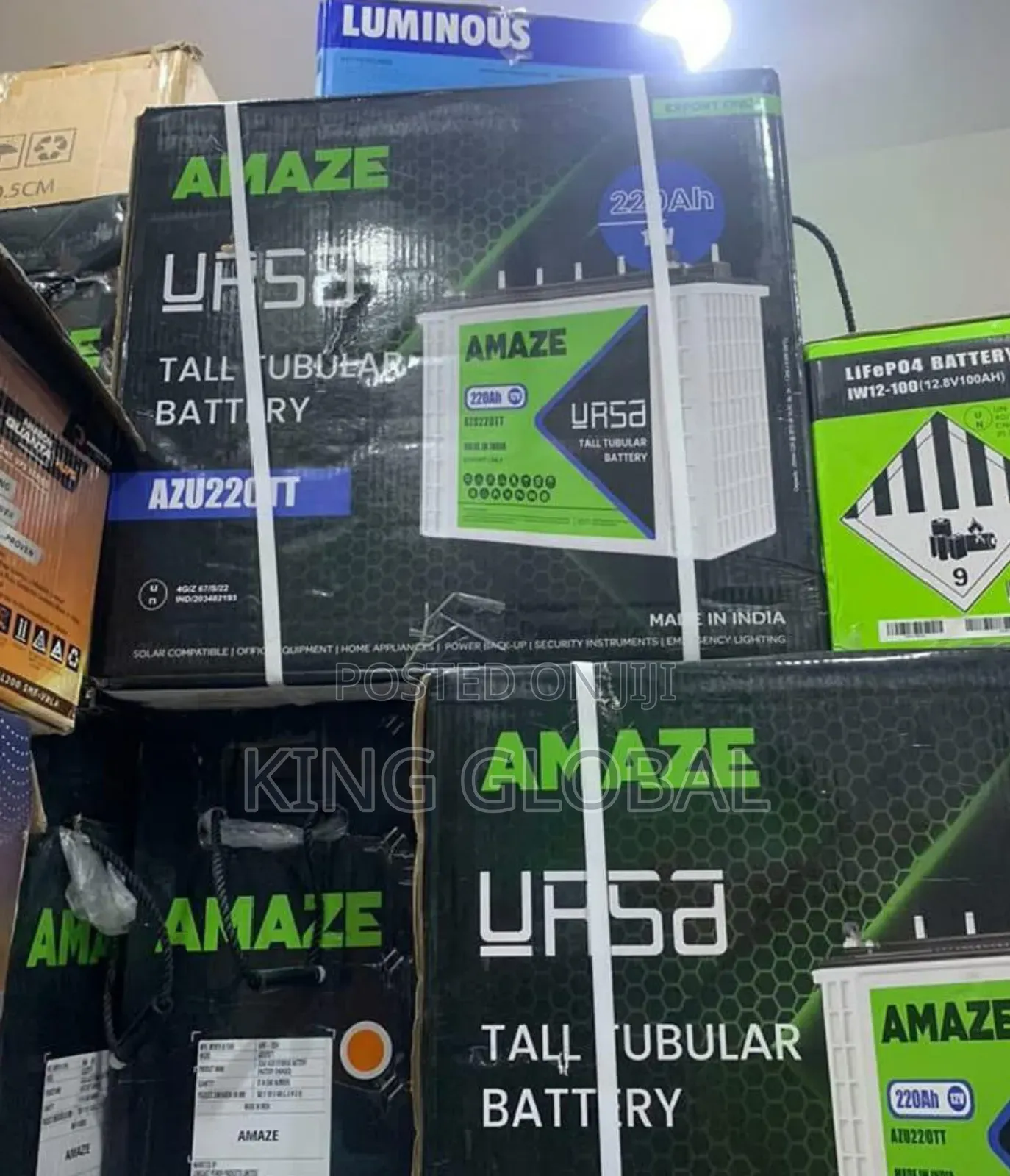 Amaza Tall Tubular Battery 220ah