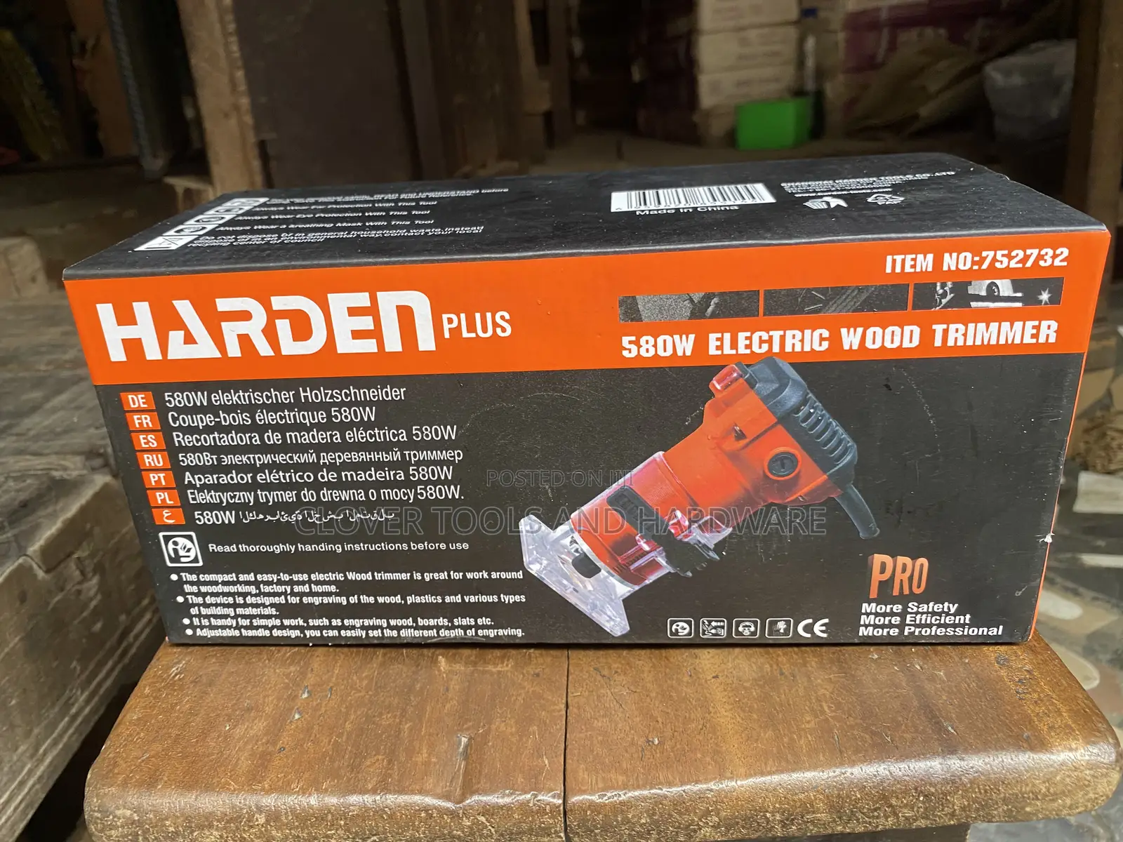 Harden Electric Trimmer / Router 580w
