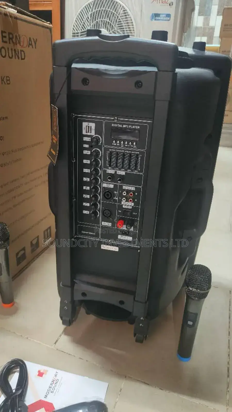 Modern-day 1501kb Public Address System With Speaker Out.