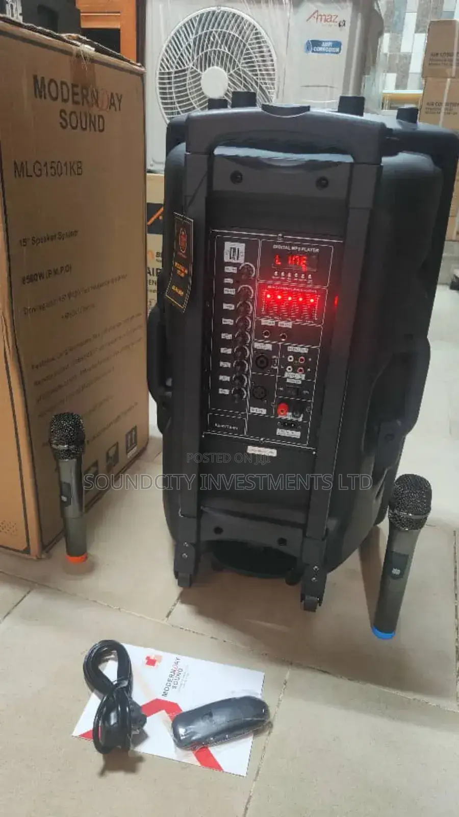 Modern-day 1501kb Public Address System With Speaker Out.