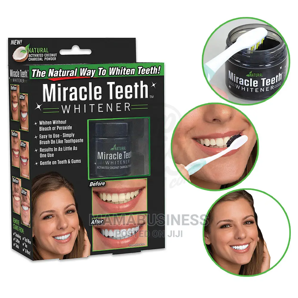 Miracleteeth Whitener Activated Coconut Charcoal Powder