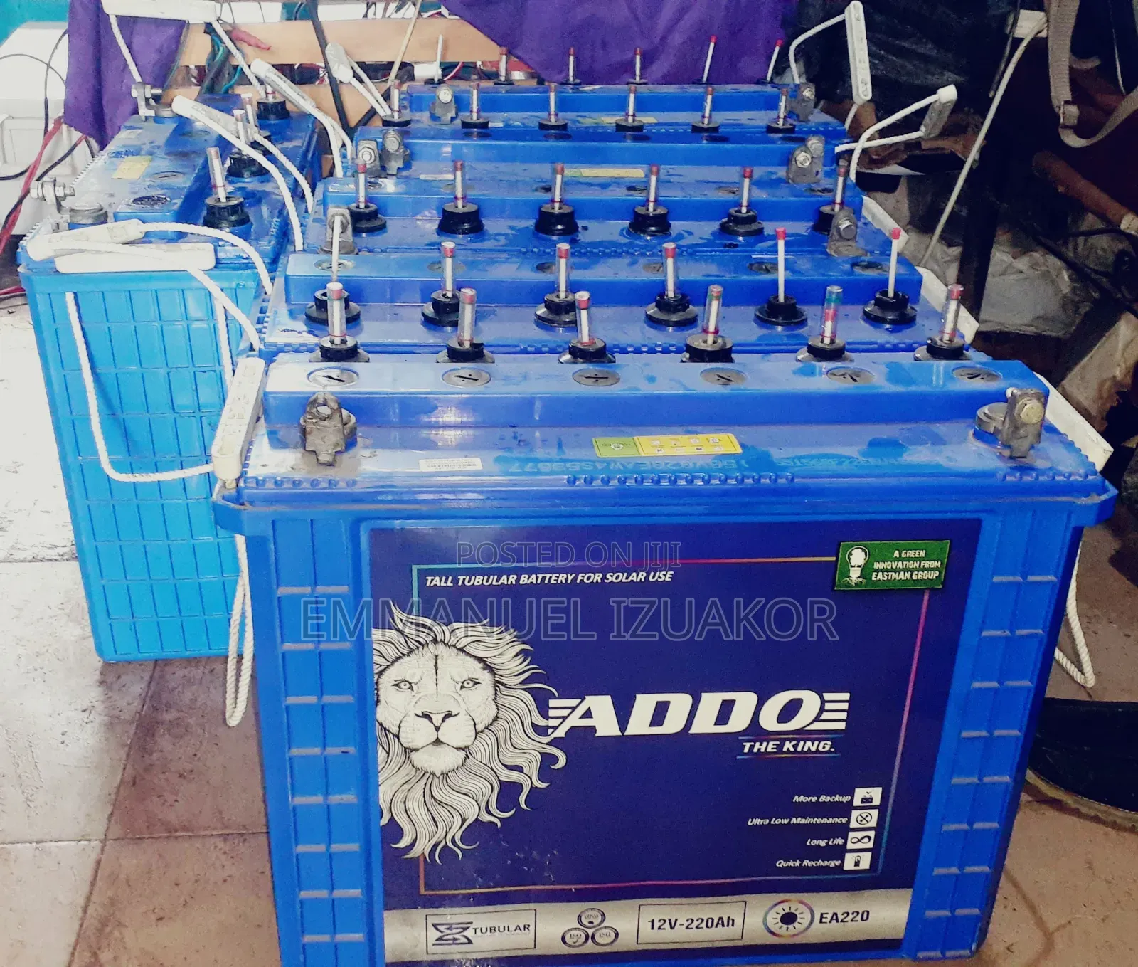 Addo Tubular Batteries 6months Used