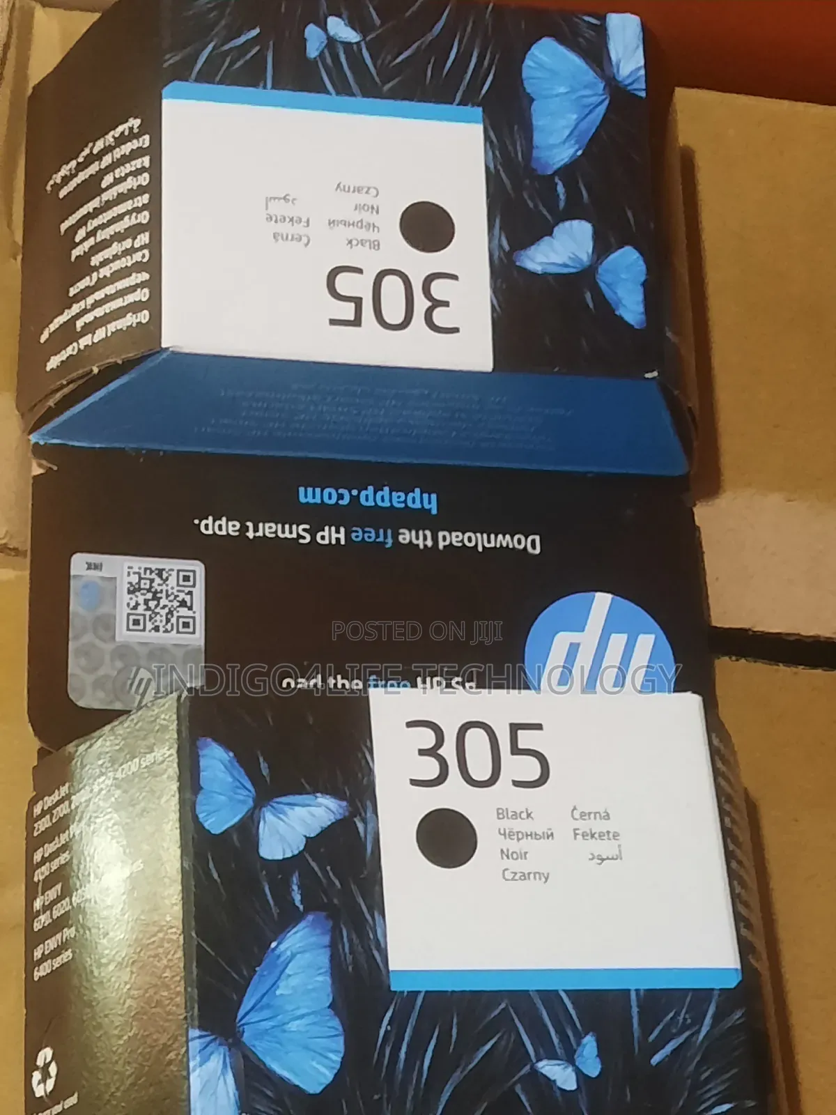 Original Hp 305 Black Colour Ink