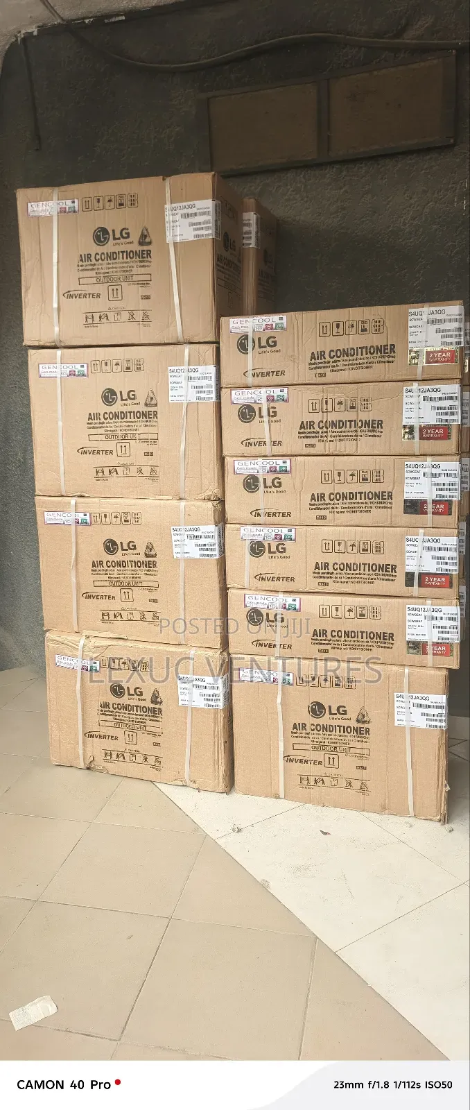 Lg Gen Cool Inverter Ac Brand New 70% Energy Saving Power