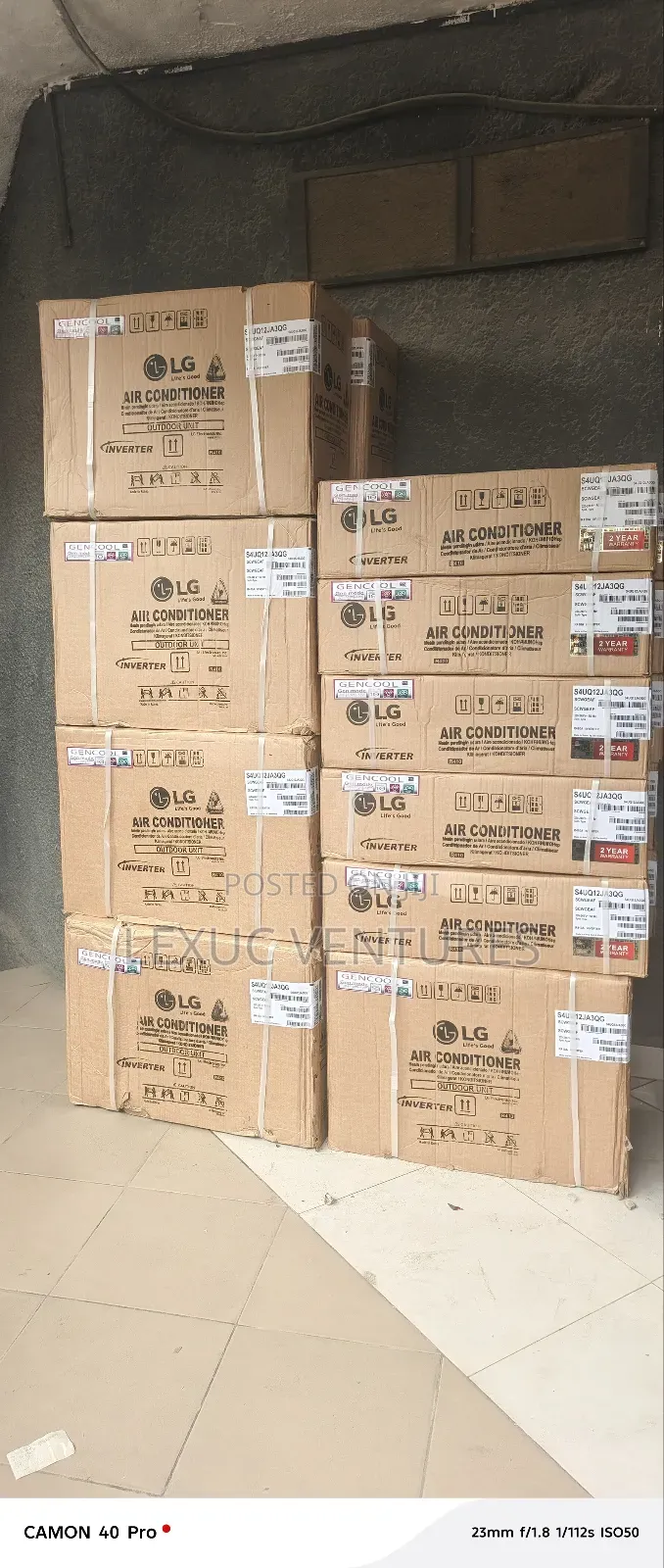 Lg Gen Cool Inverter Ac Brand New 70% Energy Saving Power