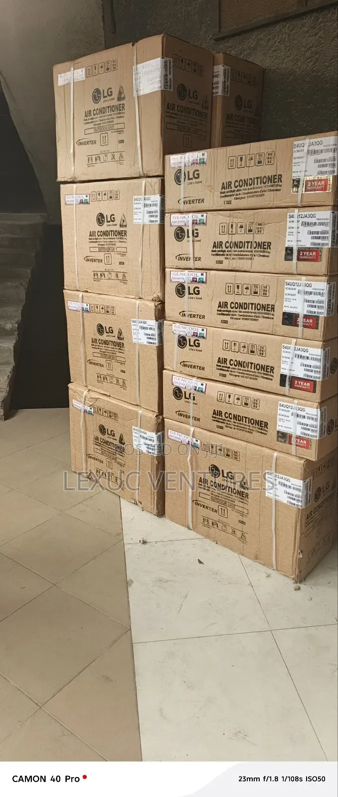 Lg Gen Cool Inverter Ac Brand New 70% Energy Saving Power