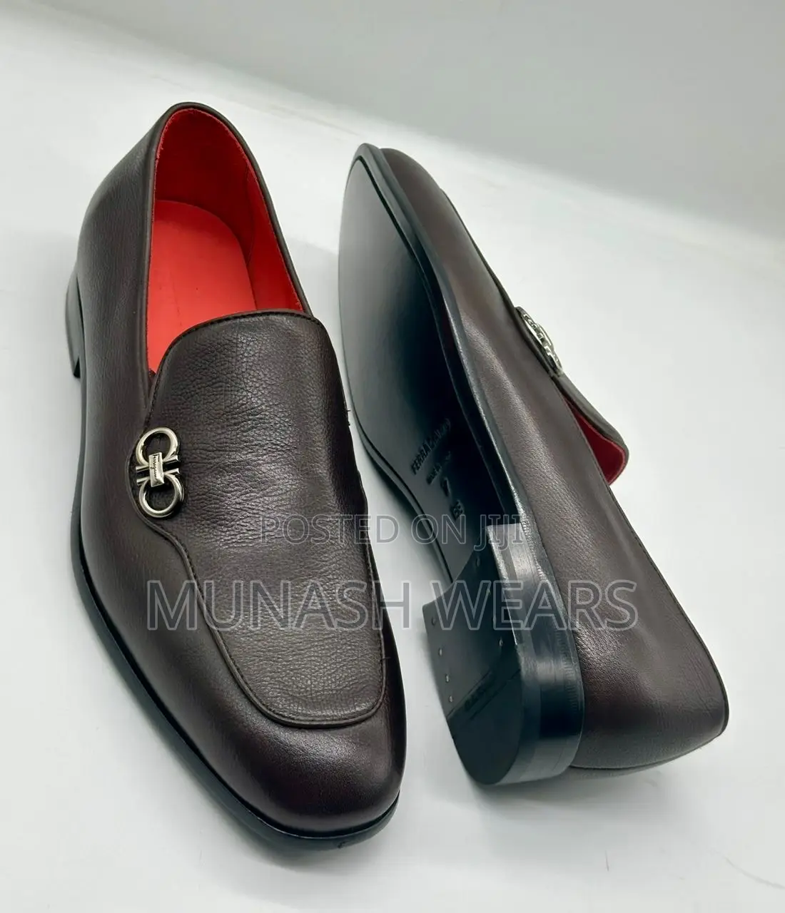 Italian Leather Salvatore Feragamo Shoes 40-47