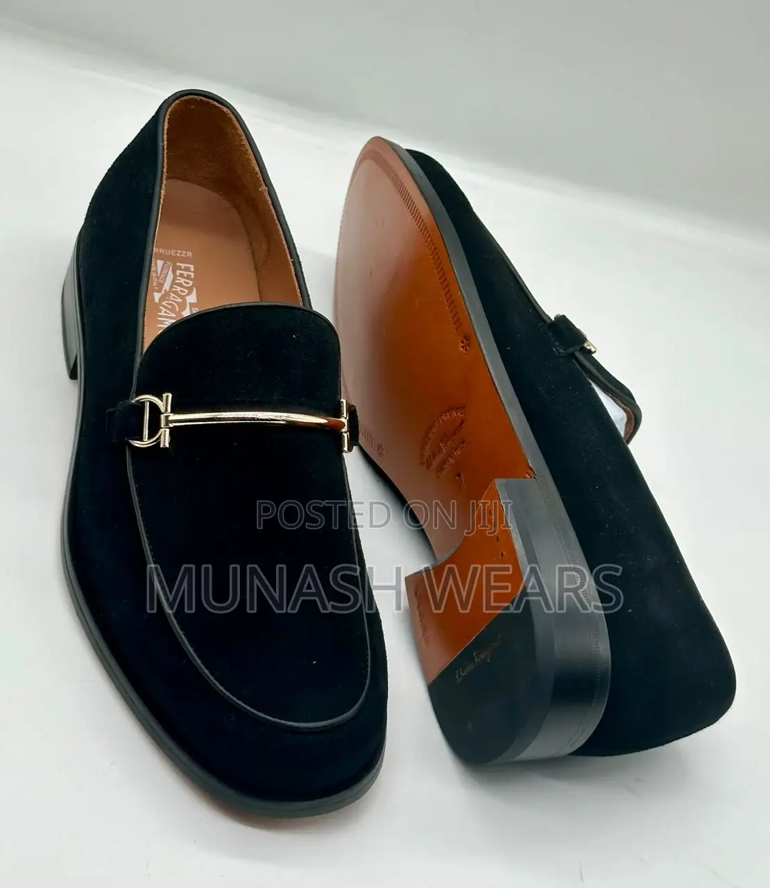 Italian Leather Salvatore Feragamo Shoes 40-47