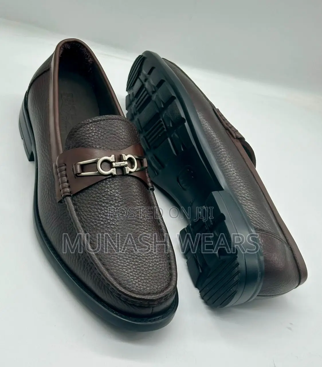 Italian Leather Salvatore Feragamo Shoes 40-47