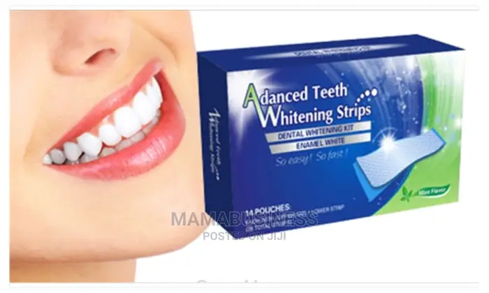 Advanced Teeth Whitening Strips - 7 Pouches