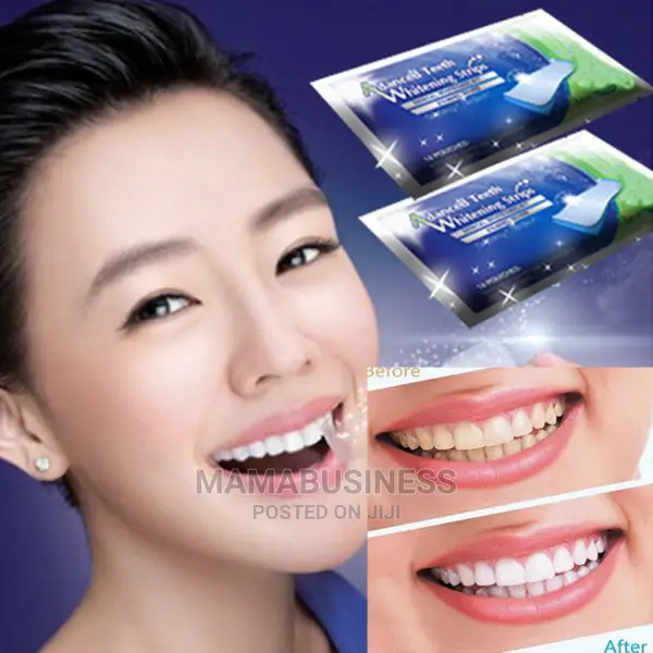 Advanced Teeth Whitening Strips - 7 Pouches