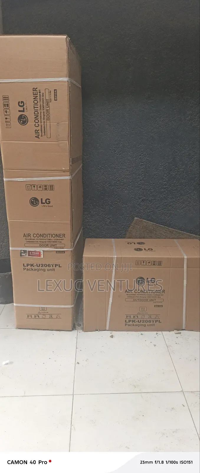 Lg Floor Standing Ac Non Inverter Low Voltage 2 Tones 100%
