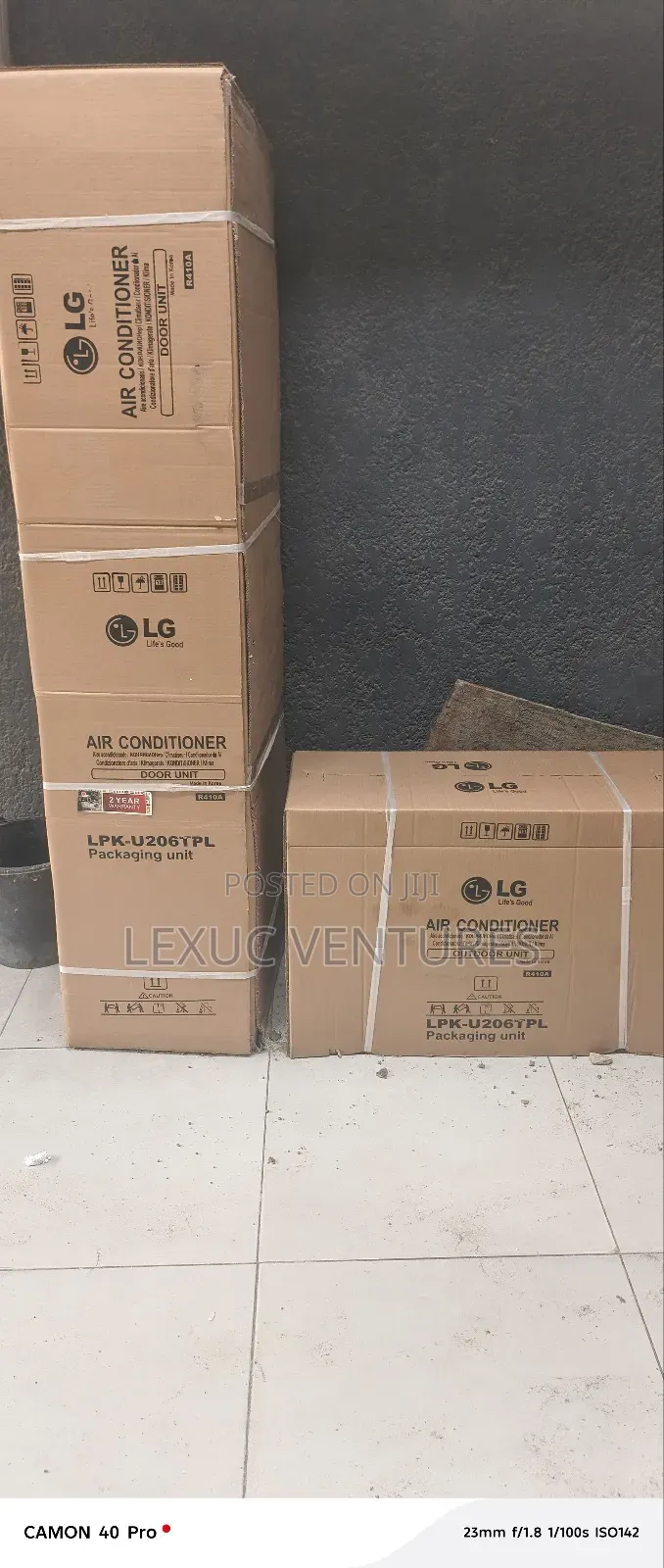 Lg Floor Standing Ac Non Inverter Low Voltage 2 Tones 100%