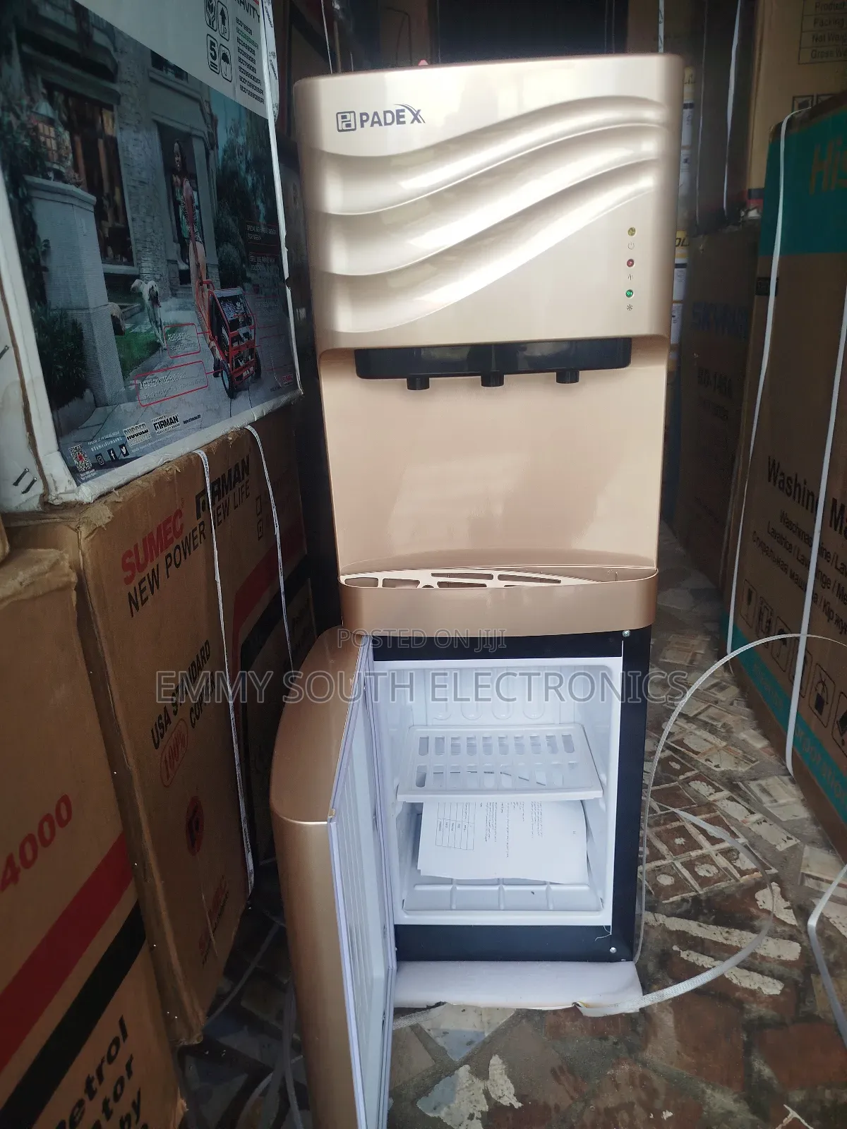 Padex 3 Mouth Hot / Cool Water Dispenser With Fridge