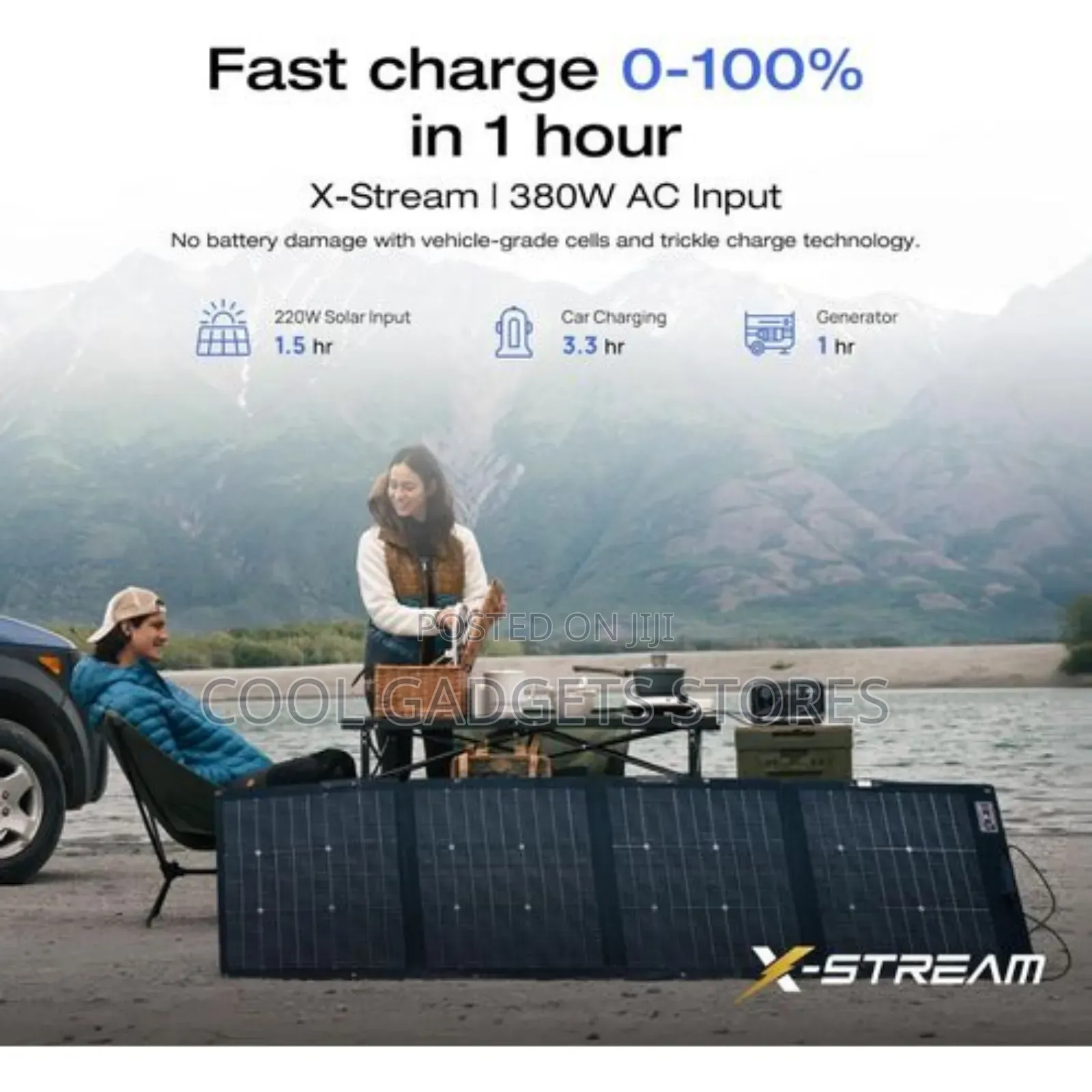 Ecoflow River 3 Plus Power Station 286wh LFP Battery, 600w