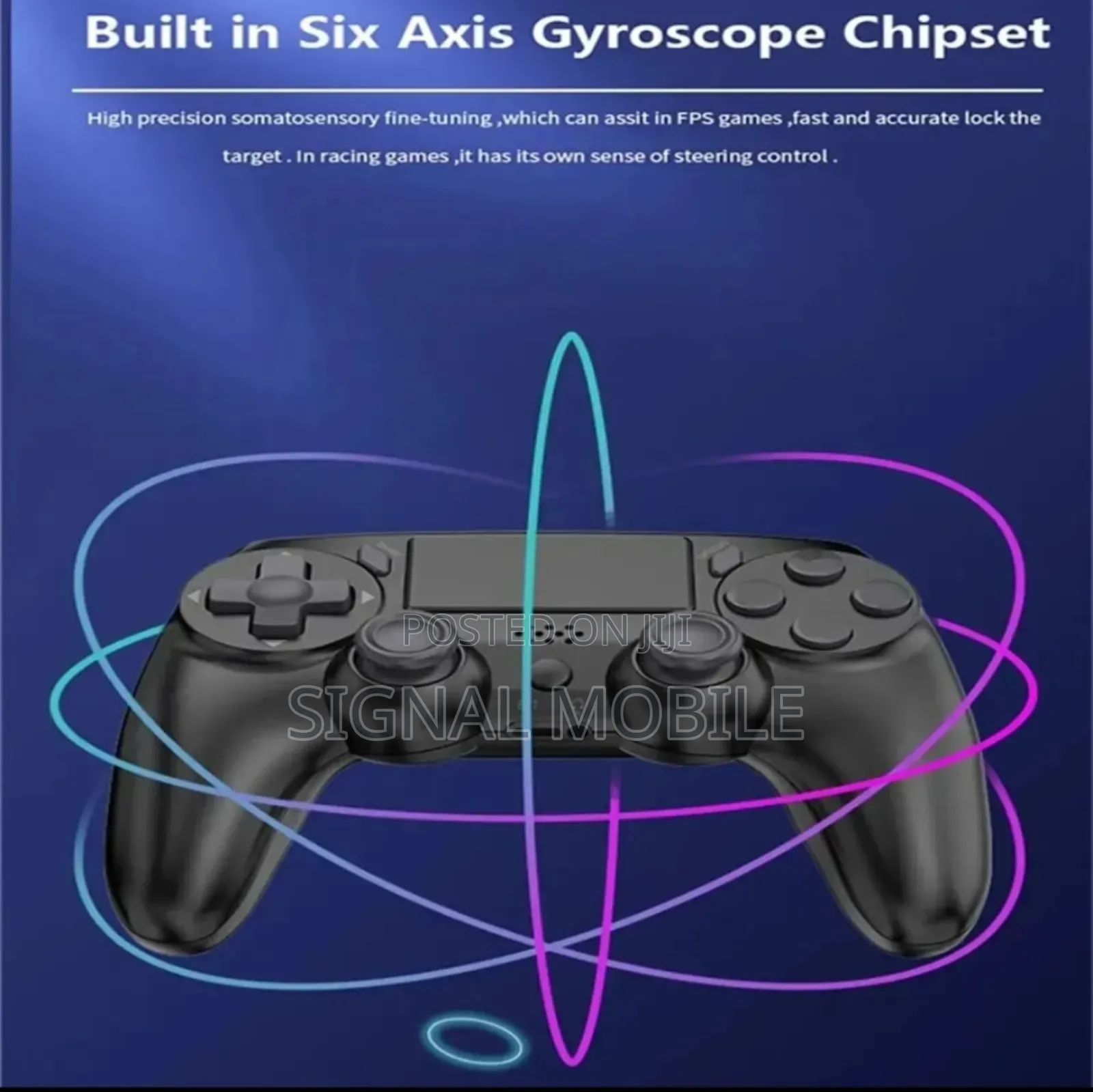 Ps4 Ps3 Wireless Pad 6 Axis Gyroscope Dual Vibration Gamepad