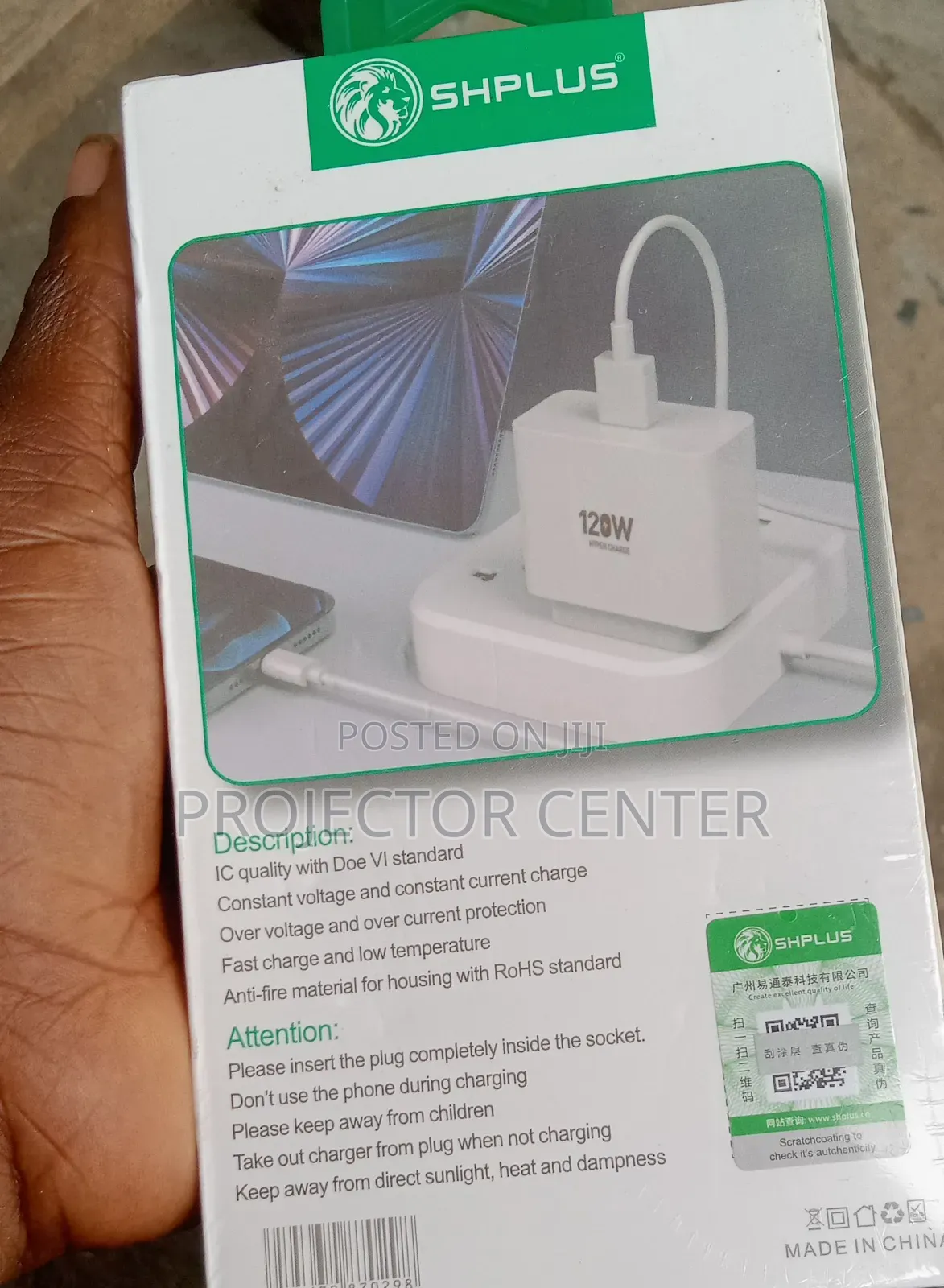 Shplus 128w Super Charger for Ios Phones