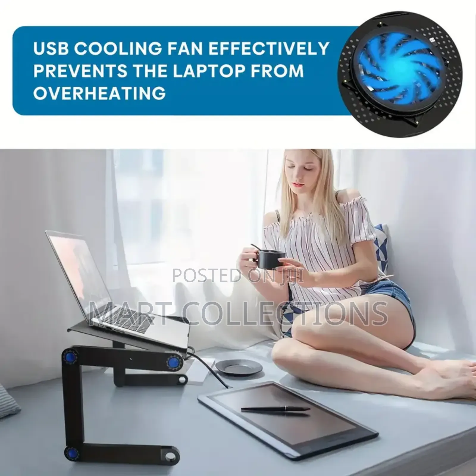 360° Multifunctional Laptop Stand With Mouse Base