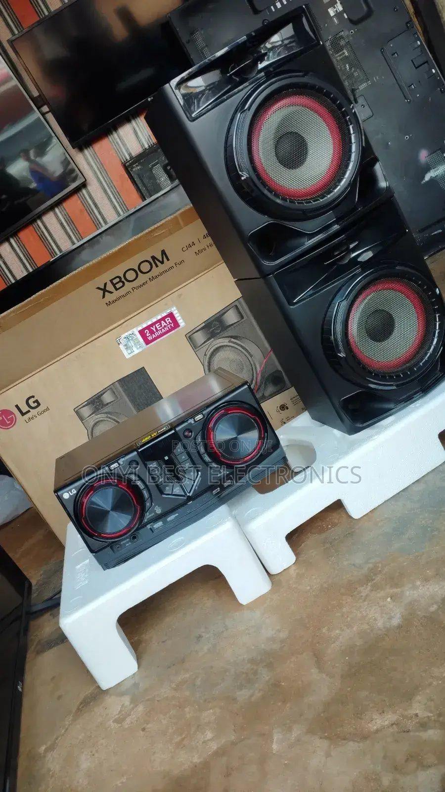 Lg Xboom Cj44 | 480w | 2.1ch | Karaoke Features 2 Usb Ports