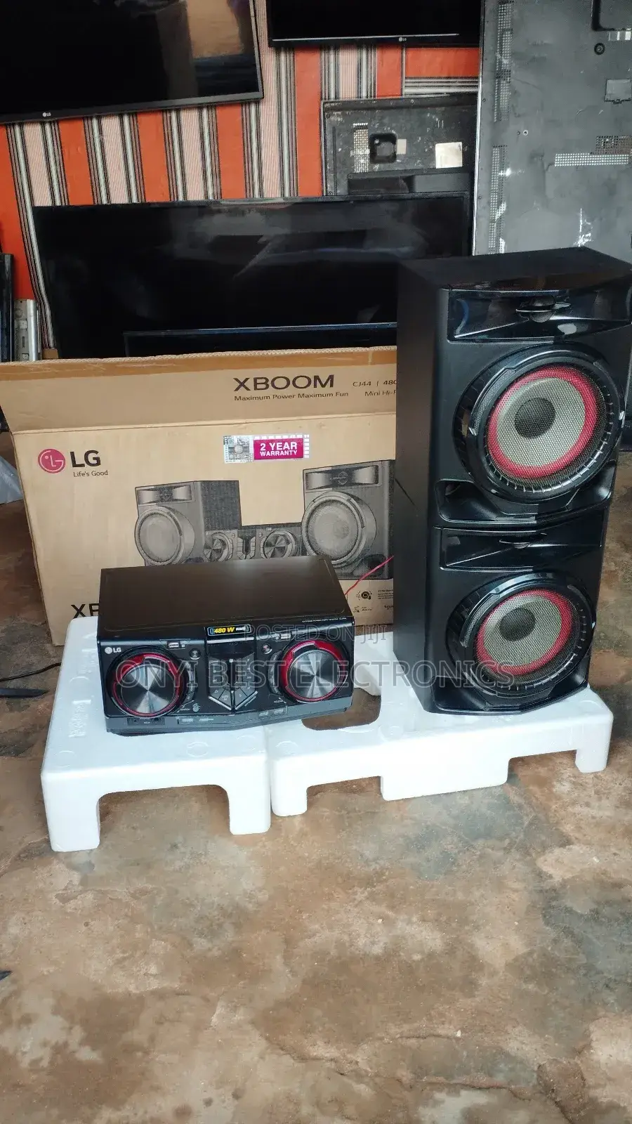 Lg Xboom Cj44 | 480w | 2.1ch | Karaoke Features 2 Usb Ports