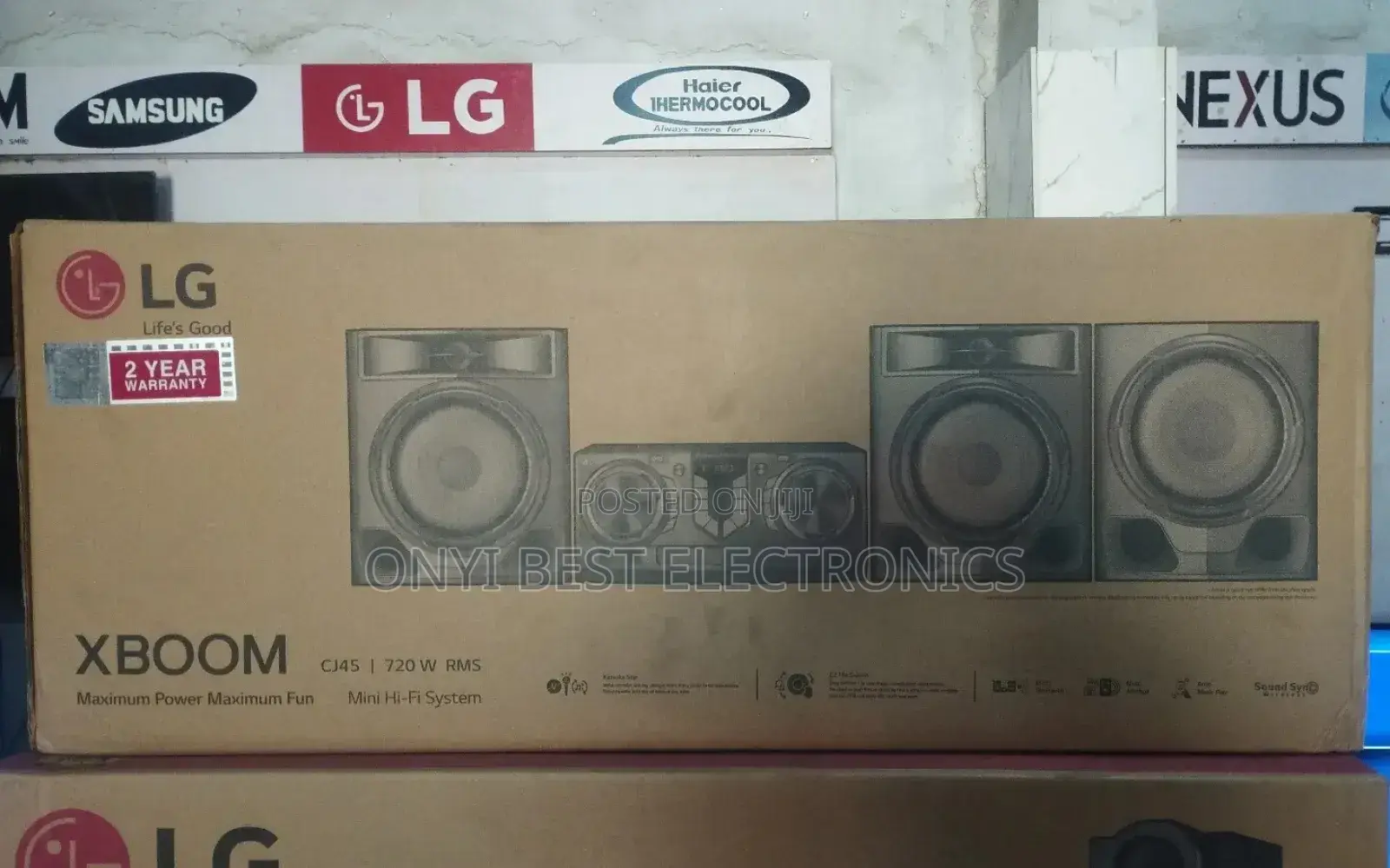 Lg Xboom Mini Hi-Fi System 720w (Cj45)