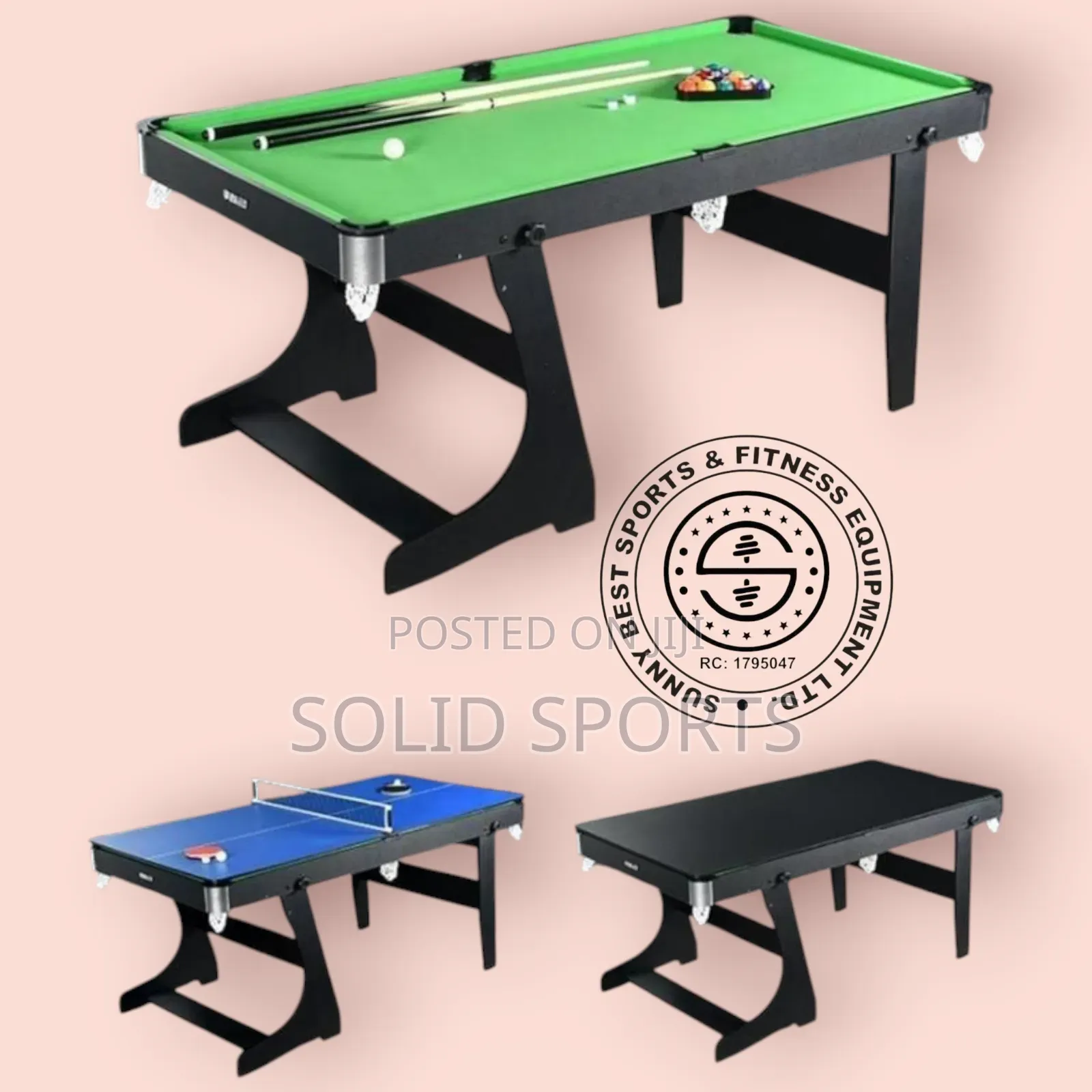 Original Strong 6 Fit 3in1 Snooker Tables