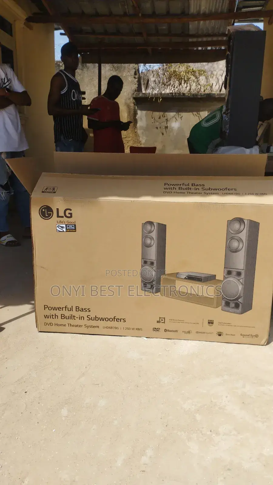 Lg 1250w 4.2ch Home Theater System, Dual Subwoofer, Aux In