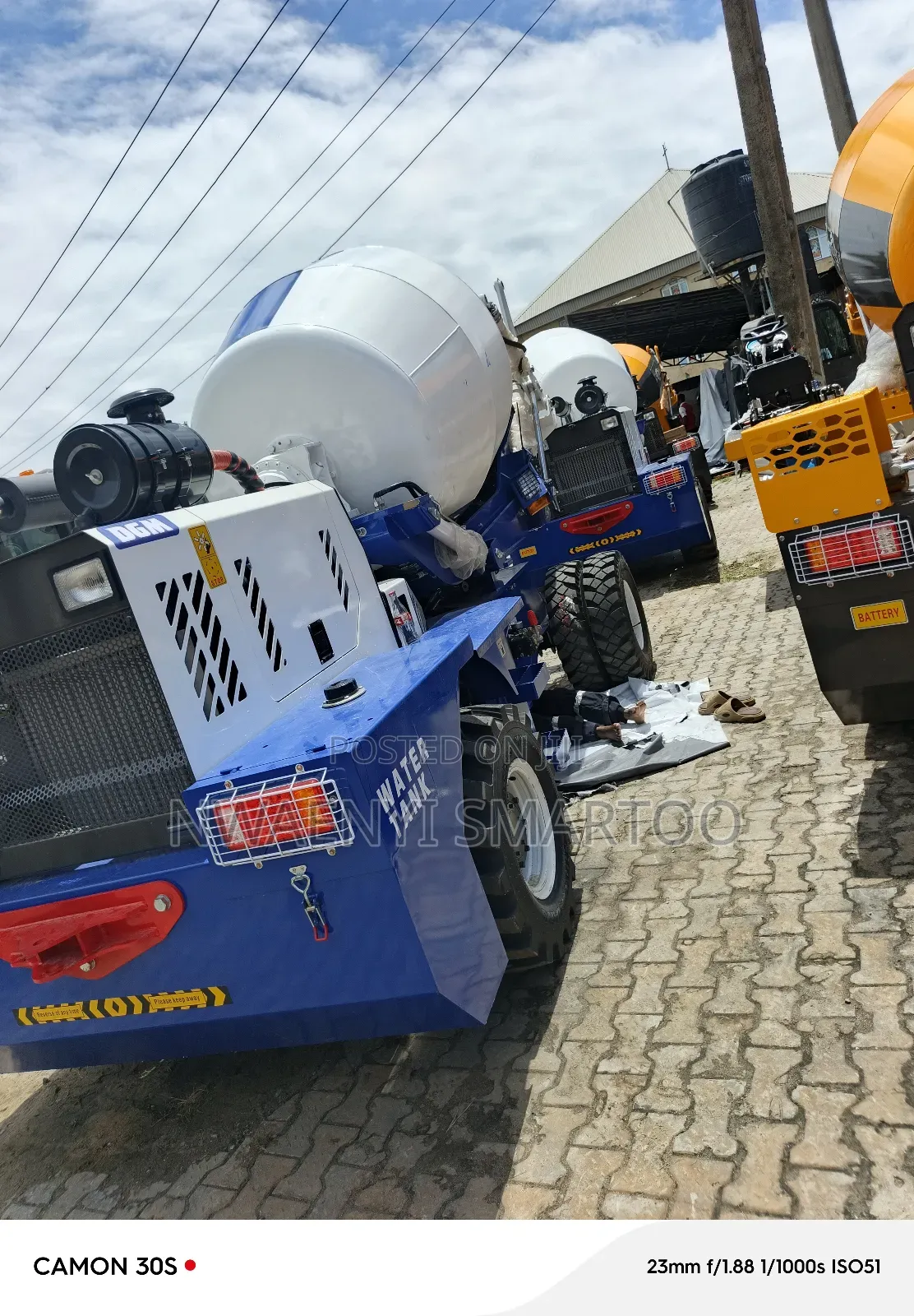 Mobile Self Load Concrete Mixer 4cubic