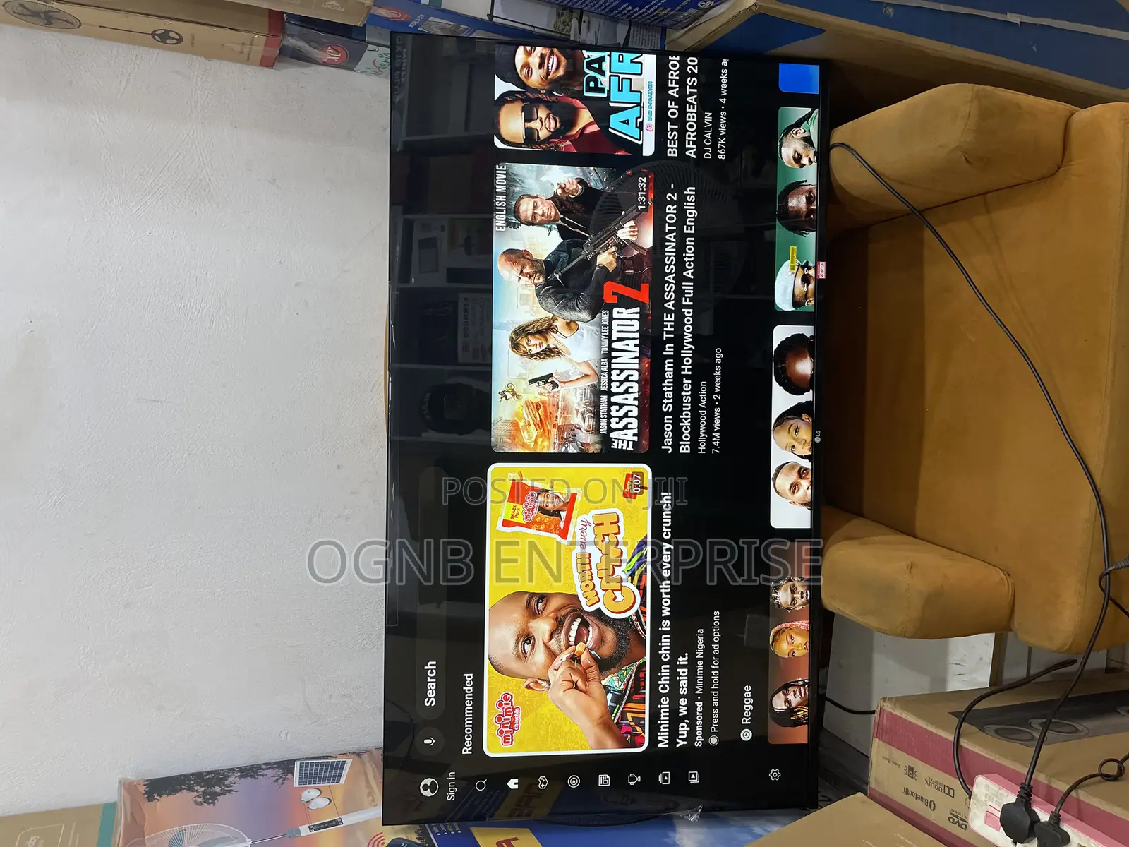 65” LG Smart Quality TV Ai Thin