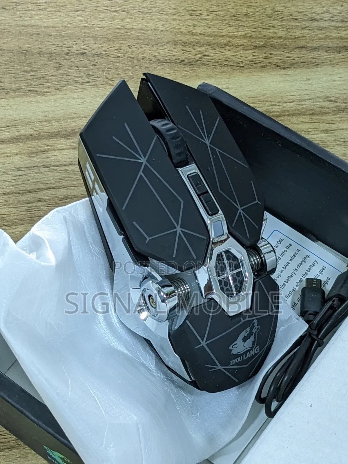 Wireless Gamepad RGB Lights Adjustable Dpi Quiet Click