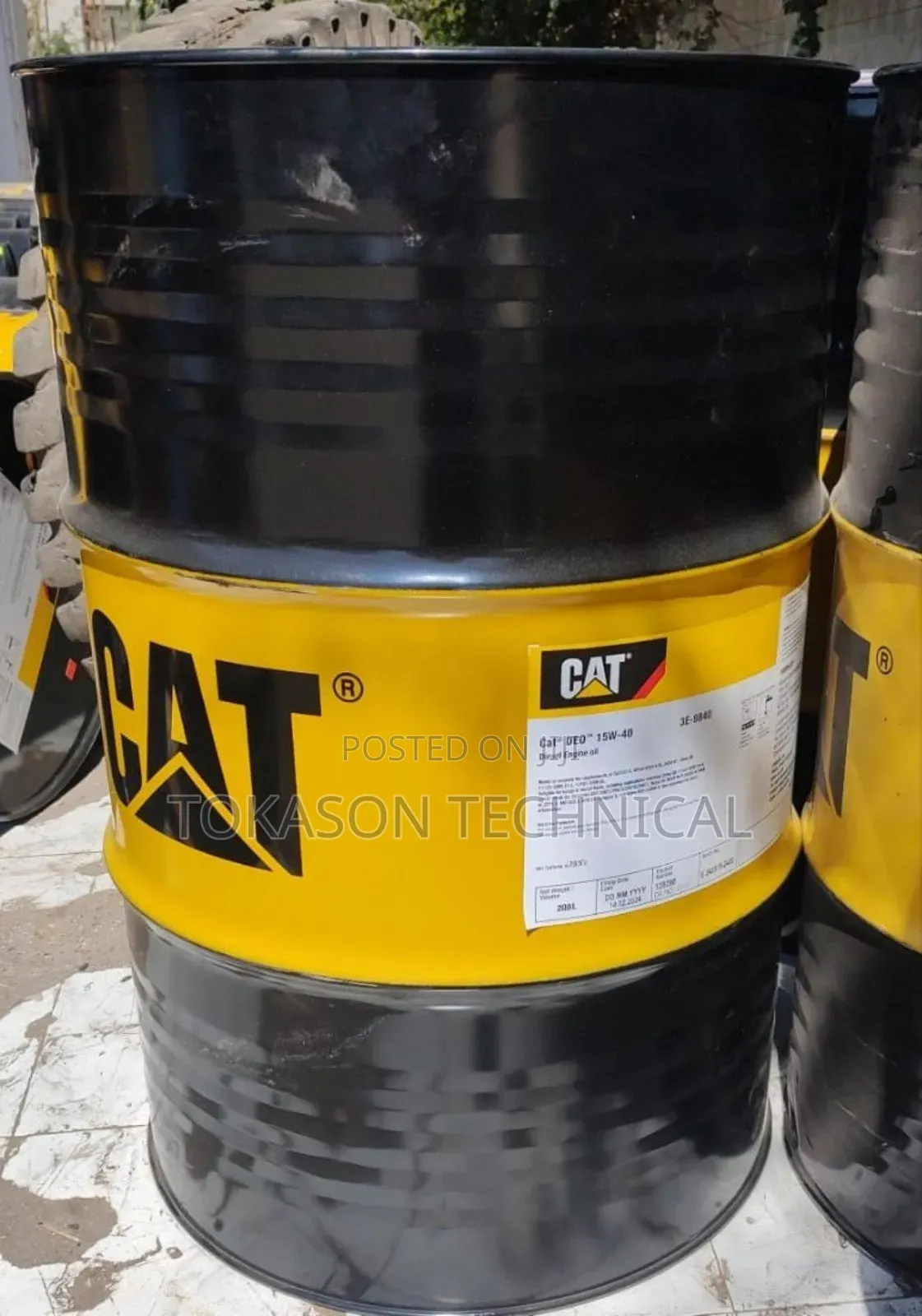 Drum of Cat Ngeo Advanced 40 Natural Gas Engine Oil (Sae 40)