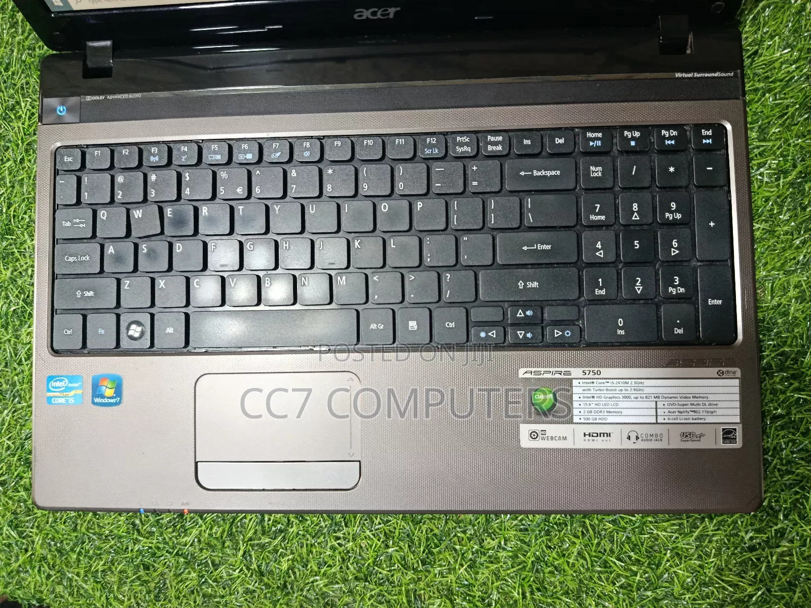 Laptop Acer Aspire 5750 4GB Intel Core I5 HDD 500GB