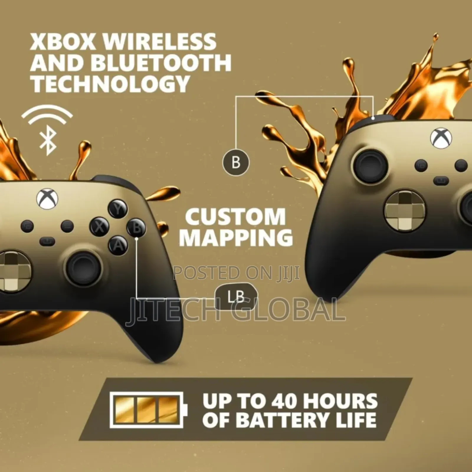 Microsoft Xbox Series X Controller- Gold Shadow