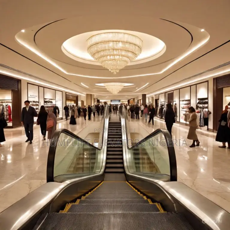Empty Escalator Staircase, Shopping Malls