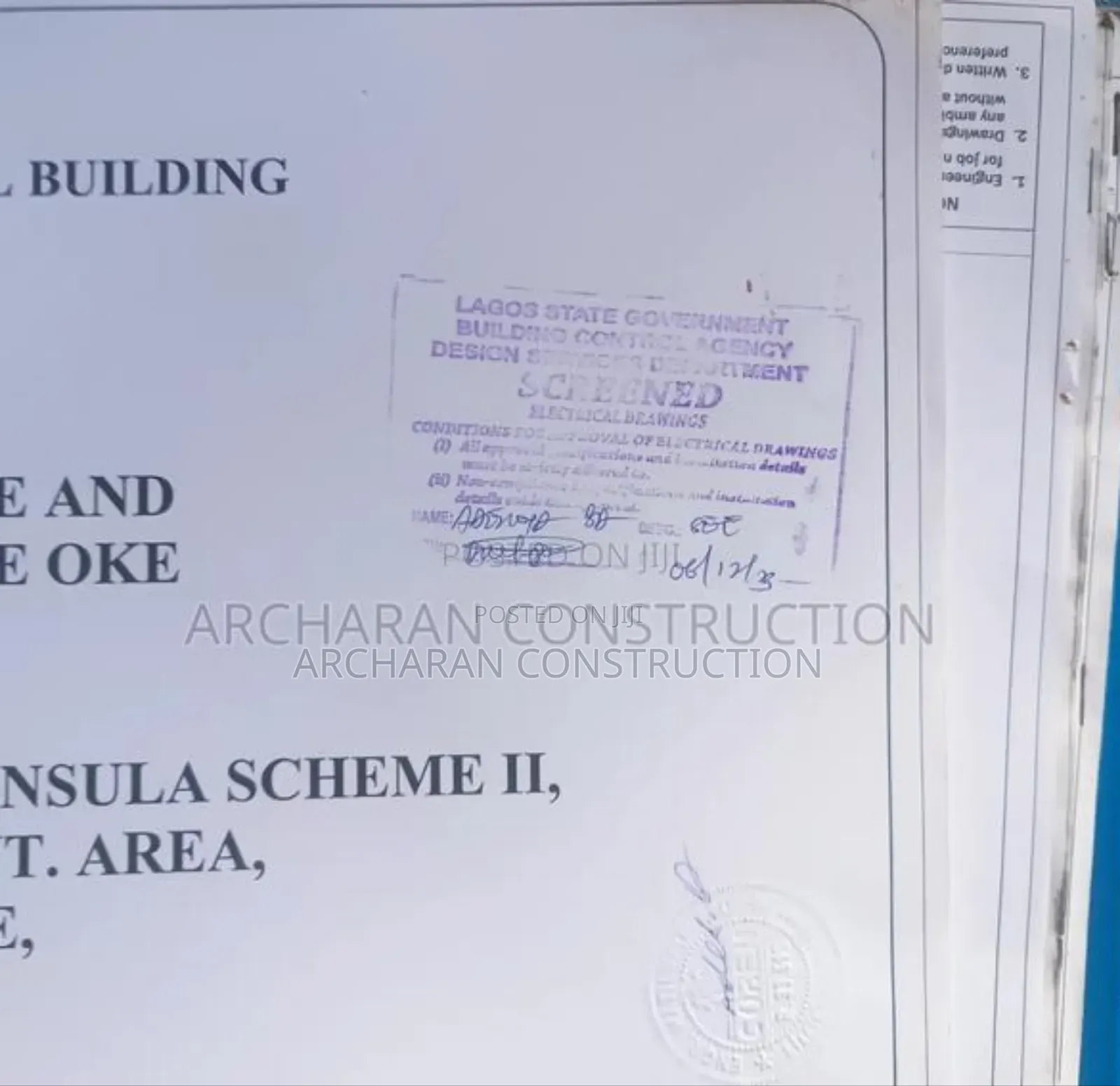 Processing of Approving Your Building in Lagos and Nigeria